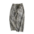 Francesca Mid-Rise Leopard Print Jeans