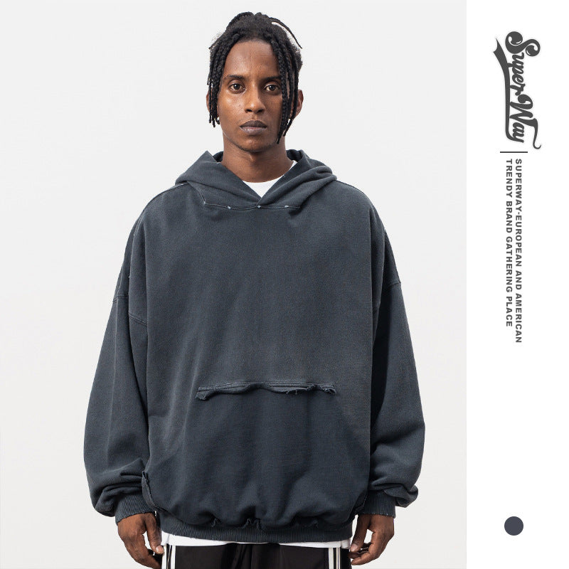 Wynne Relaxed Cotton Pullover Hoodie