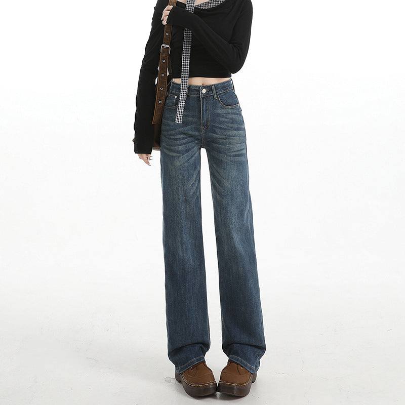 Danielle High-Waist Straight-Leg Jeans