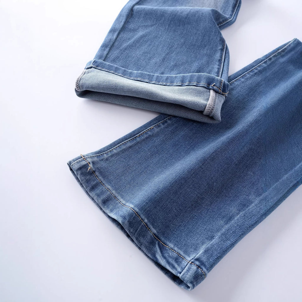 Eleanor Mid-Rise Button-Fly Jeans