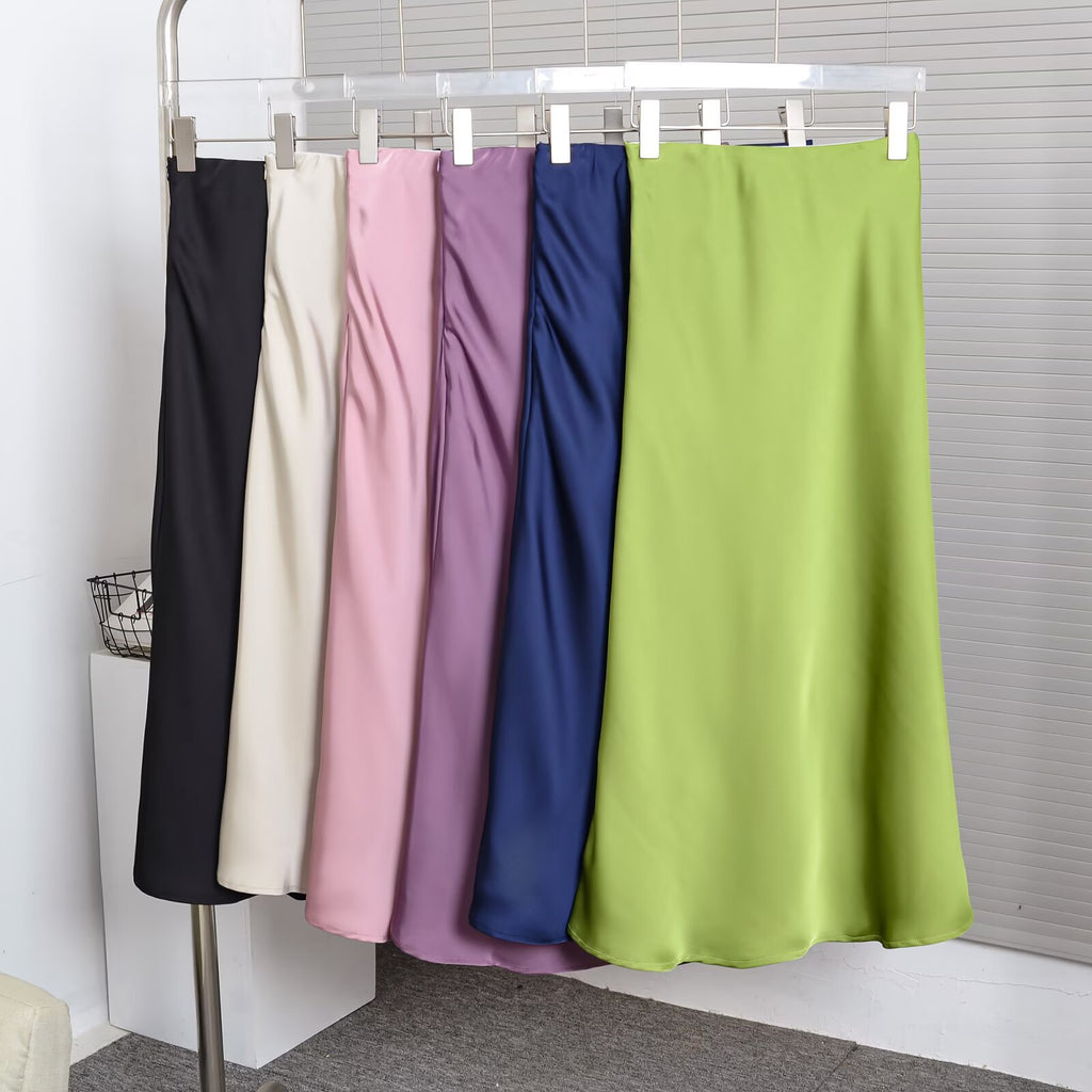 Sienna Fishtail Midi Skirt