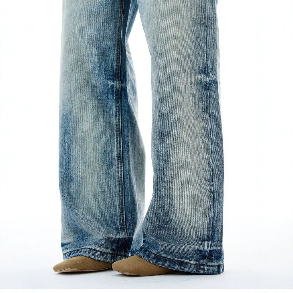 Greta Mid-Rise Wide-Leg Jeans