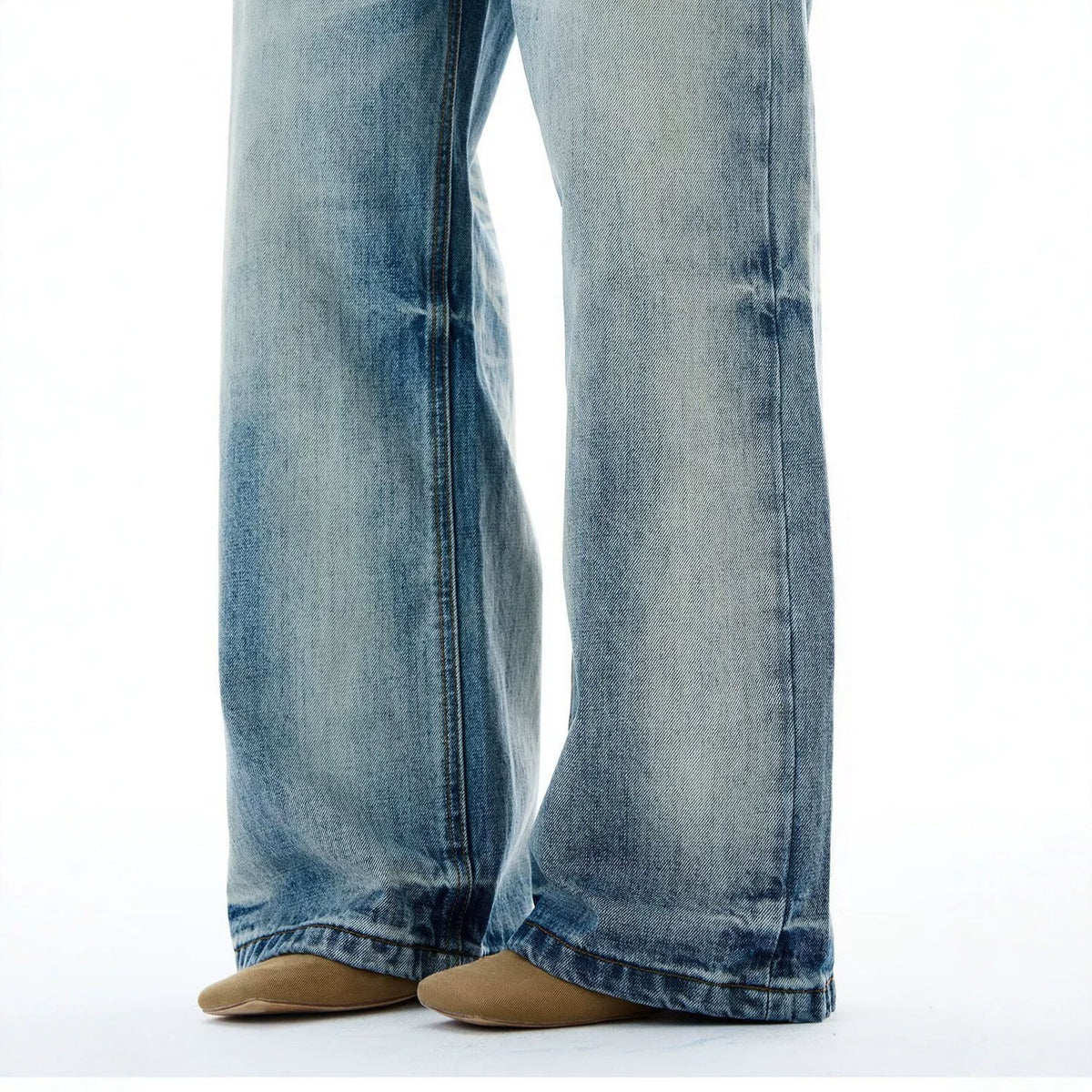 Greta Mid-Rise Wide-Leg Jeans