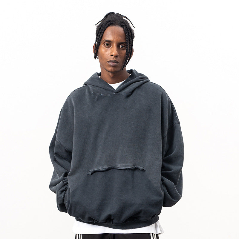 Wynne Relaxed Cotton Pullover Hoodie