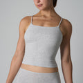 Irene Cotton Stretch Cropped Cami Top